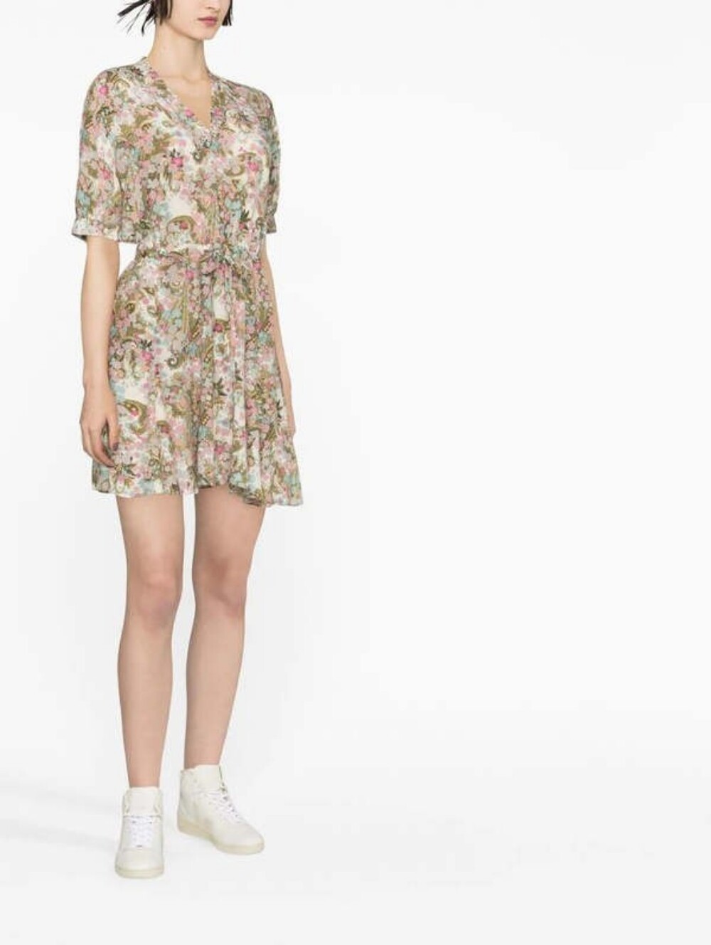 Zadig and Voltaire Yoko Flower Mini Dress size medium